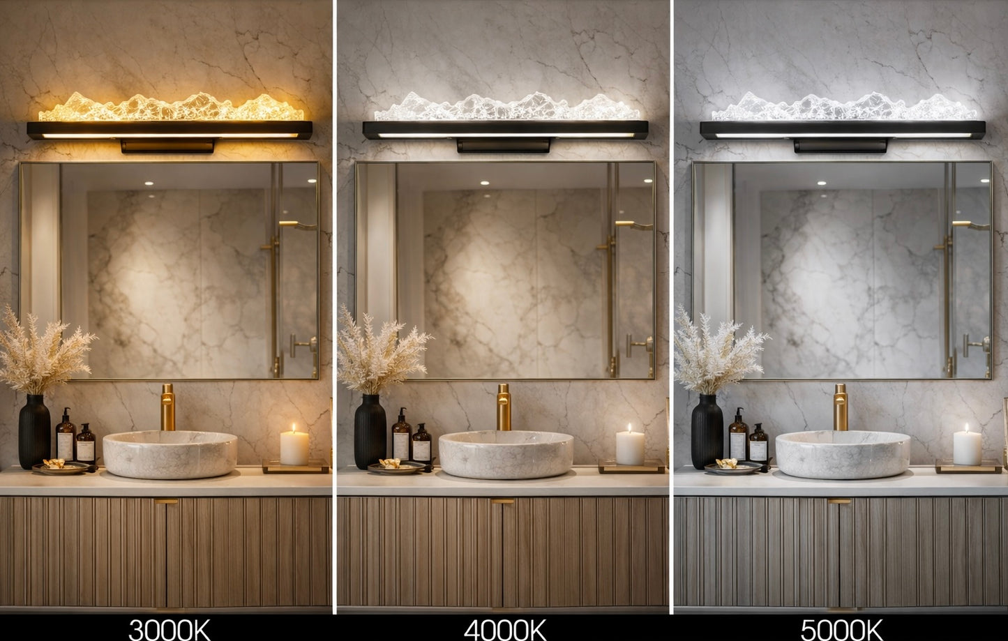 Himalaya Vanity Light – Handcrafted Glass