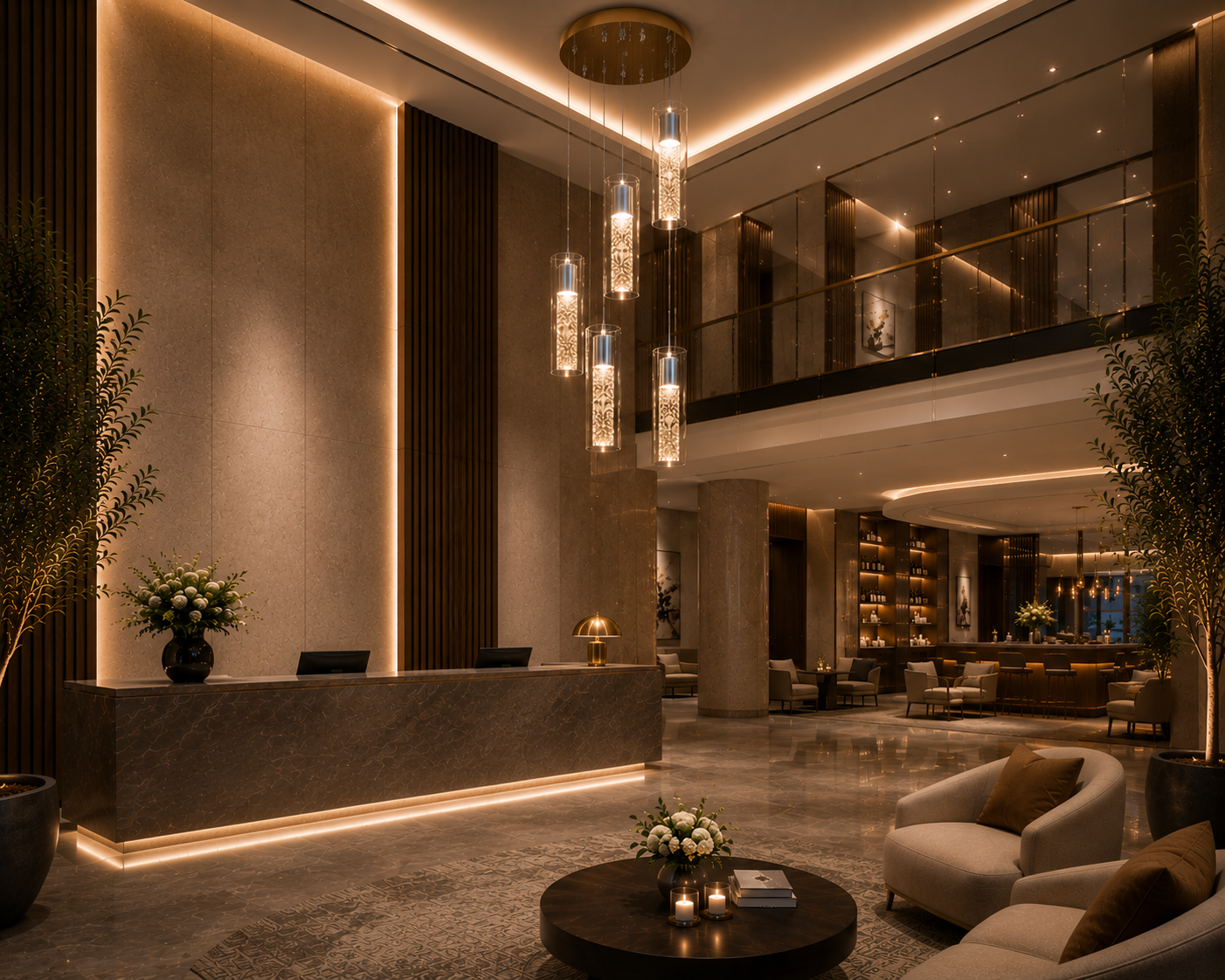Cascade 5-Light Pendant – Modern Cluster Design