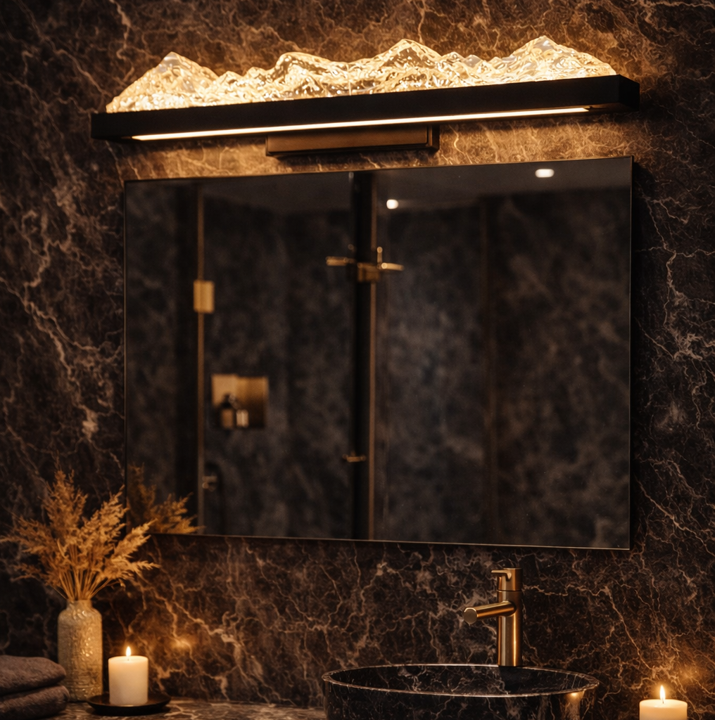 Himalaya Vanity Light – Handcrafted Glass