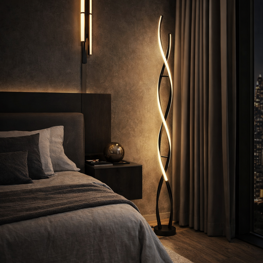 Modern Ambient Floor Lamp — Sculptural Statement Lighting