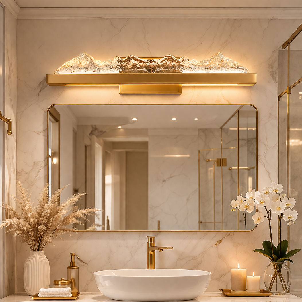 Himalaya Vanity Light – Handcrafted Glass