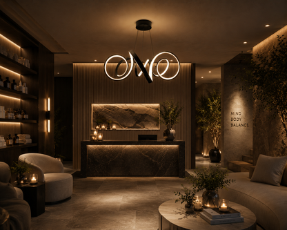 Ribbon Pendant Light – Sculptural Glow
