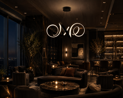Ribbon Pendant Light – Sculptural Glow
