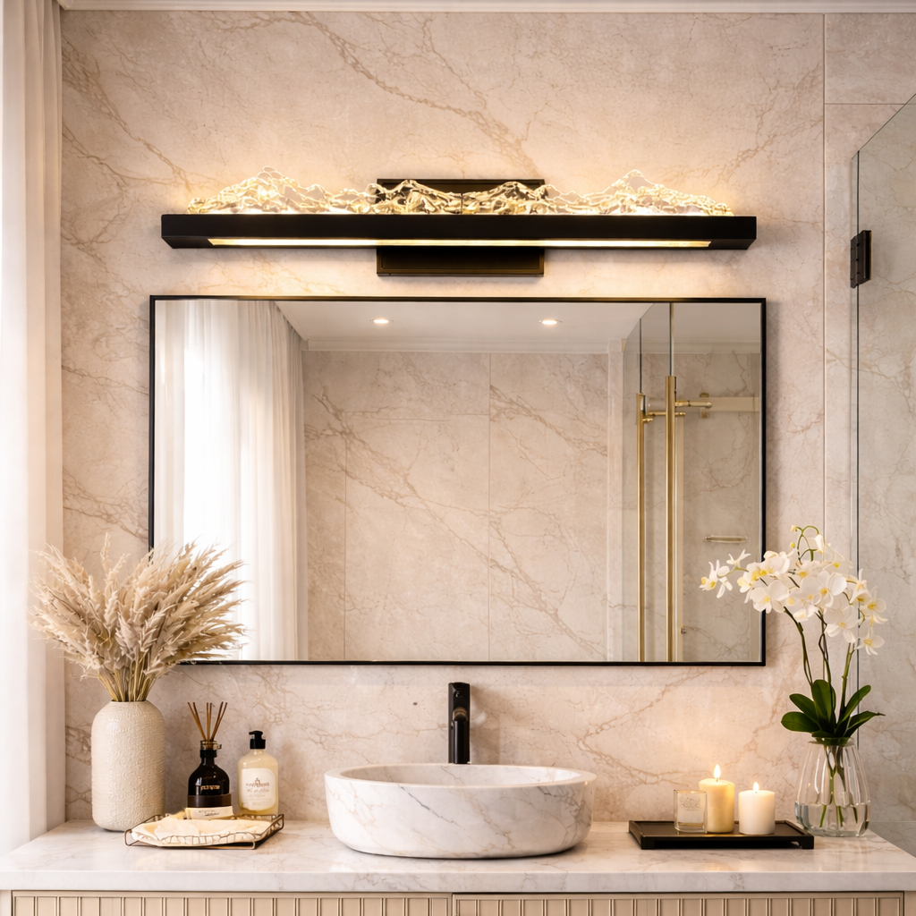 Himalaya Vanity Light – Handcrafted Glass