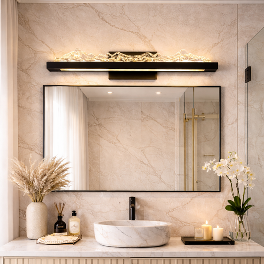 Himalaya Vanity Light – Handcrafted Glass