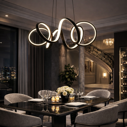Ribbon Pendant Light – Sculptural Glow