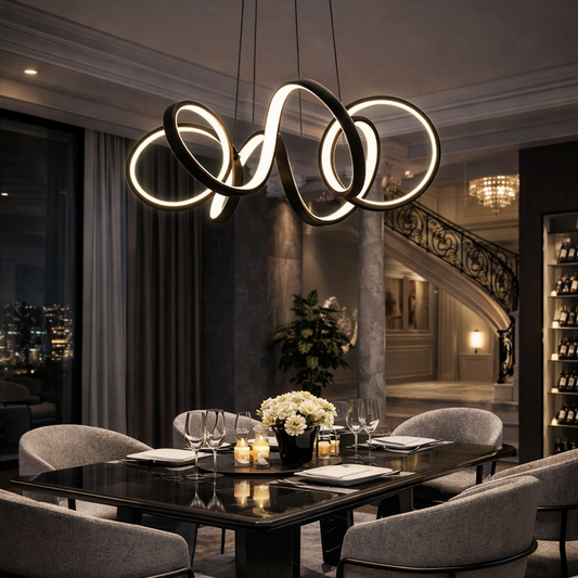 Ribbon Pendant Light – Sculptural Glow