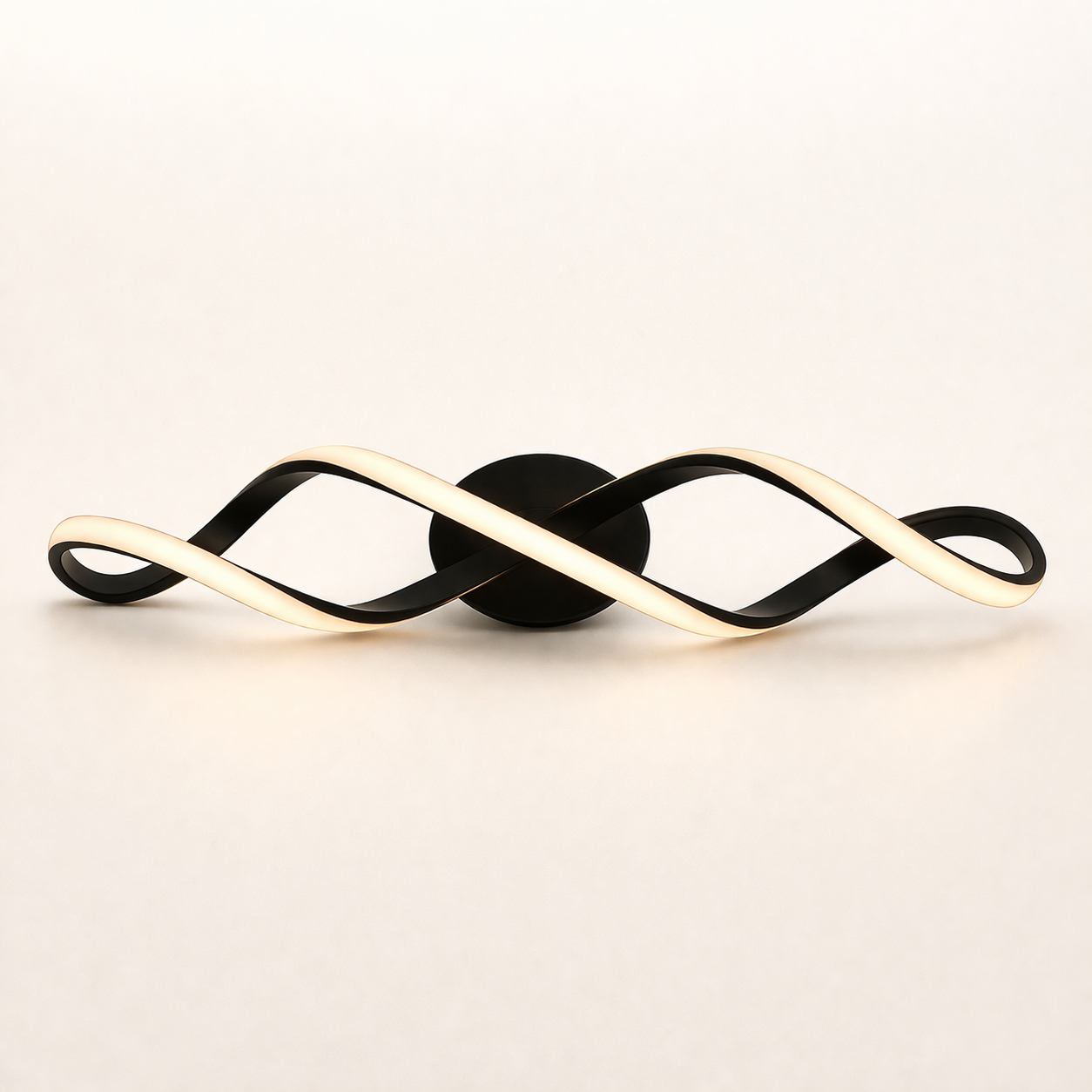 Architectural Vanity Light Pair — Sculptural  Wall Lights