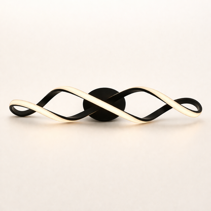 Architectural Vanity Light Pair — Sculptural  Wall Lights