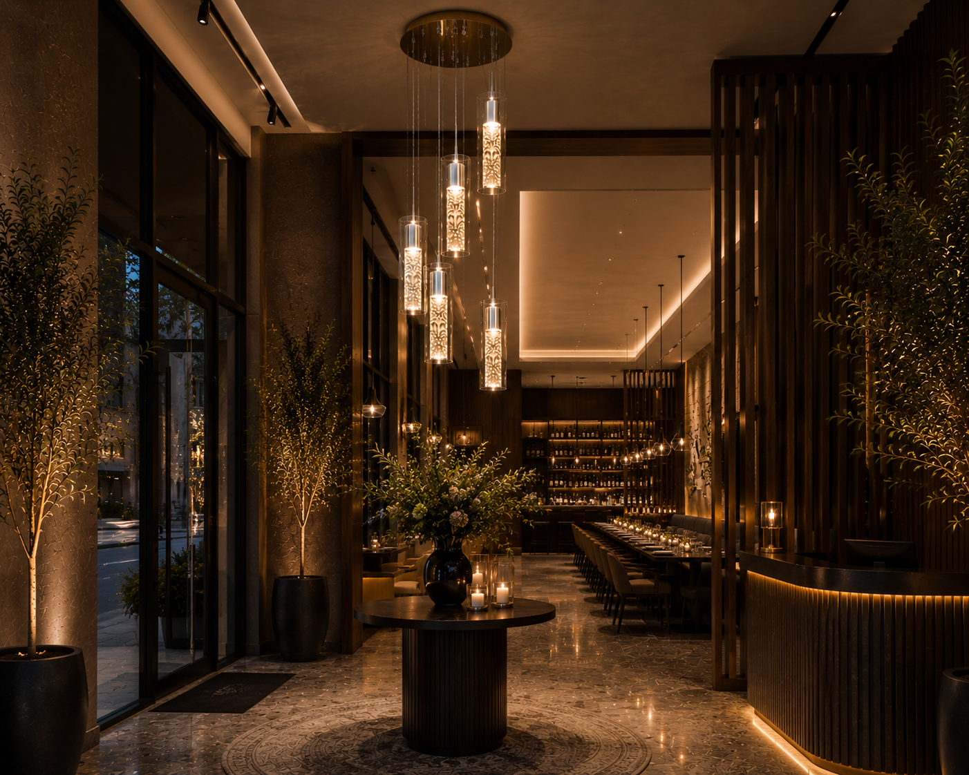 Cascade 5-Light Pendant – Modern Cluster Design